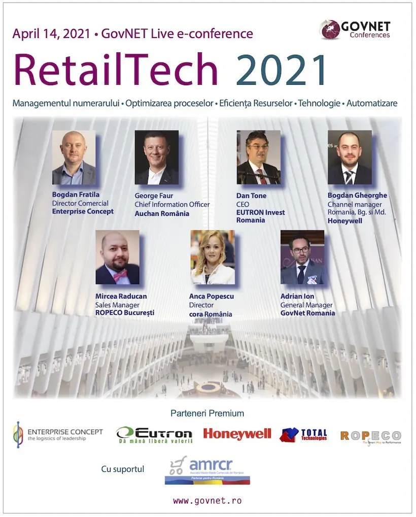 Eutron a participat la conferința GOVNET Retail Tech 2021 pentru a prezenta noile soluții Click&Collect