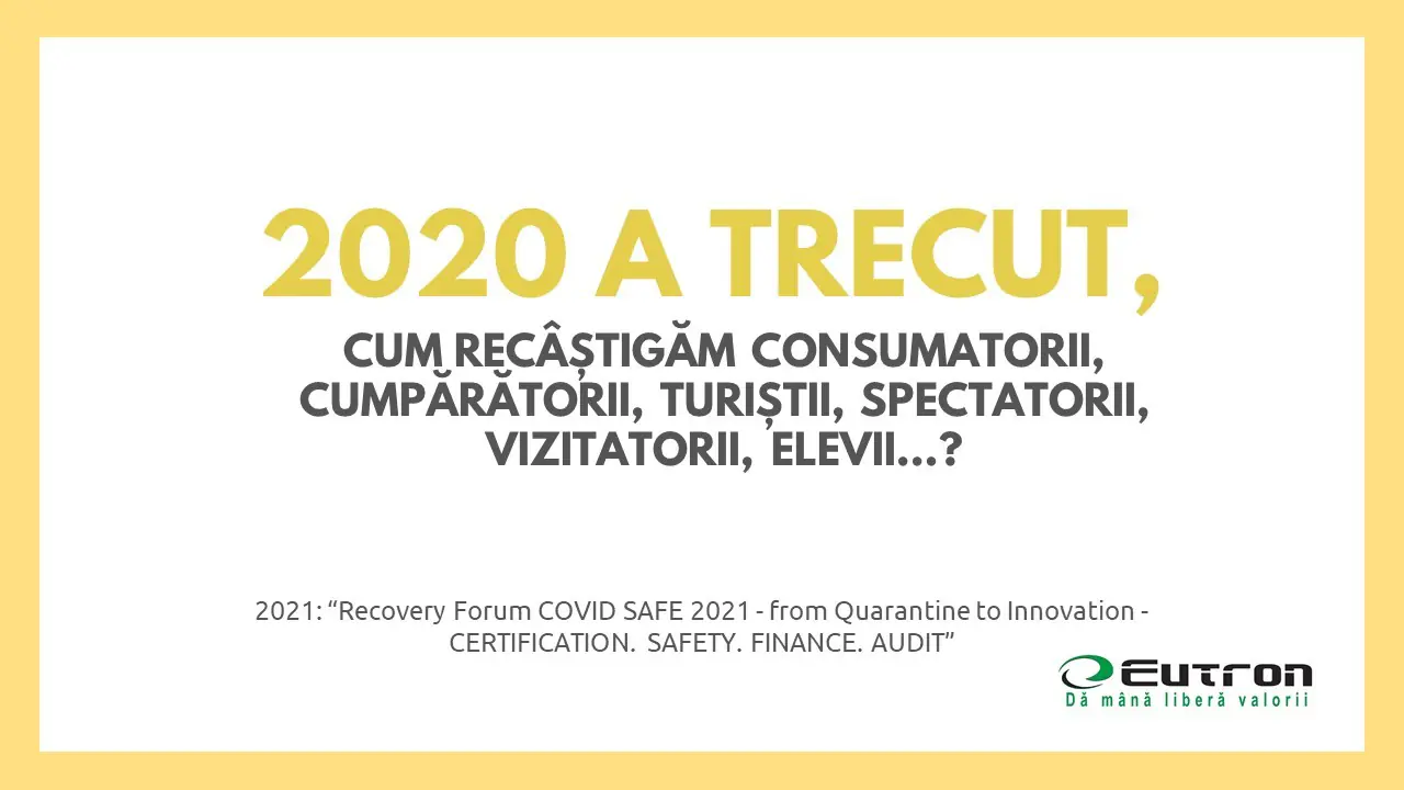 Eutron a participat la conferința Recovery Forum COVID SAFE 2021 - from Quarantine to Innovation organizată de Govnet